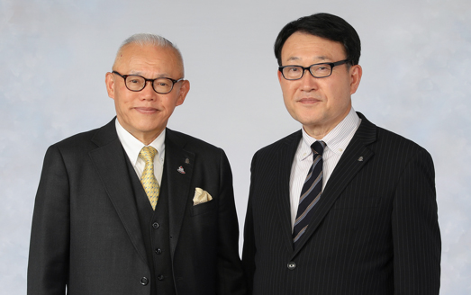 会長・社長 就任写真
