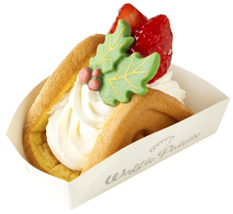 クリスマスワッフル いちご